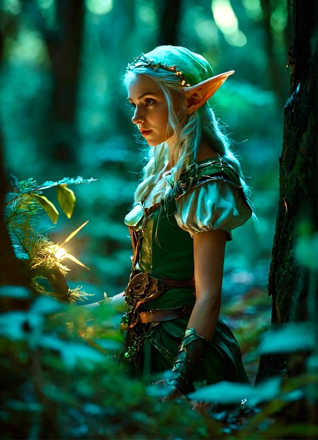 Free ai generated fairy elf illustration