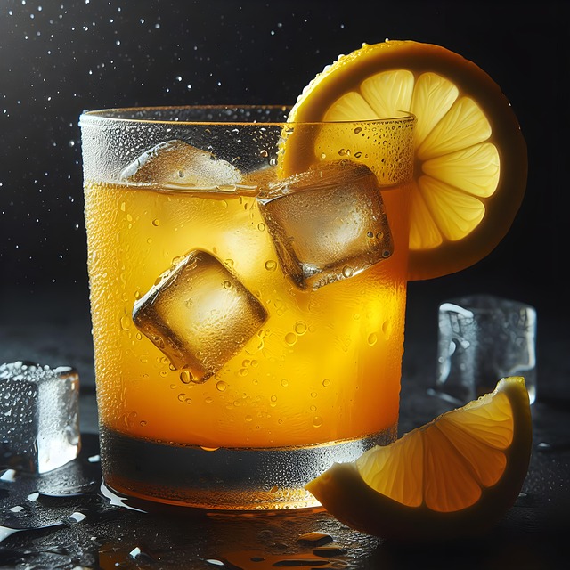 Free ai generated cocktail lemons illustration