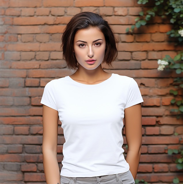Free ai generated woman casual illustration