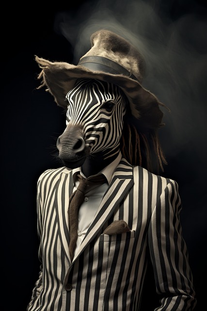 Download free HD stock image of Ai Generated Zebra Free ai generated zebra animal illustration