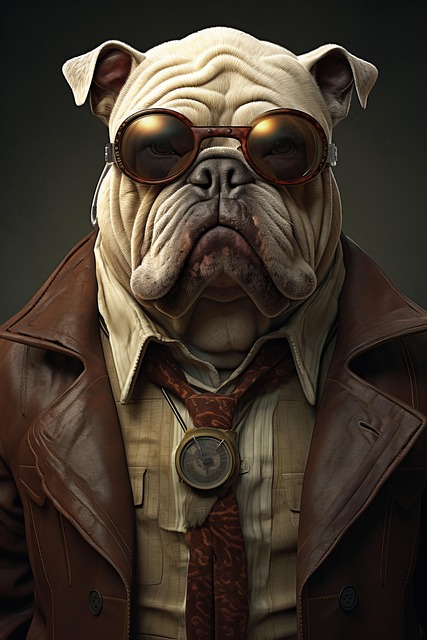 Free ai generated dog nature illustration