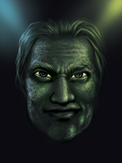 Free serpentine woman creature illustration