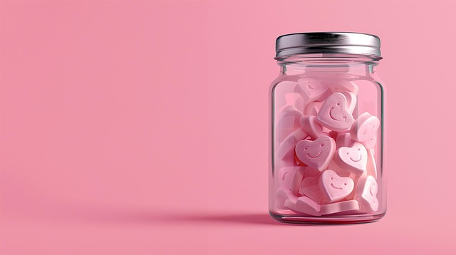 Free ai generated heart glass illustration