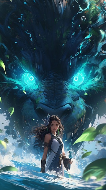 Free ai generated woman anime illustration