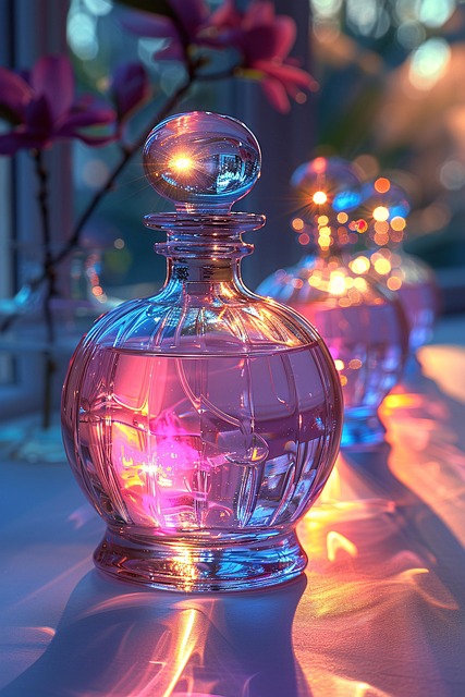 Free ai generated perfume bottle illustration