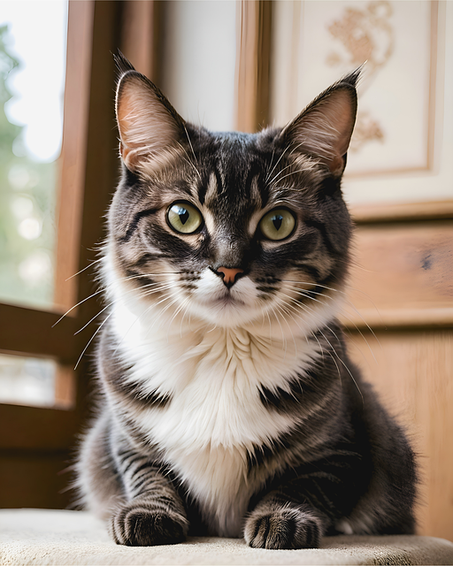 Free ai generated cat animal illustration