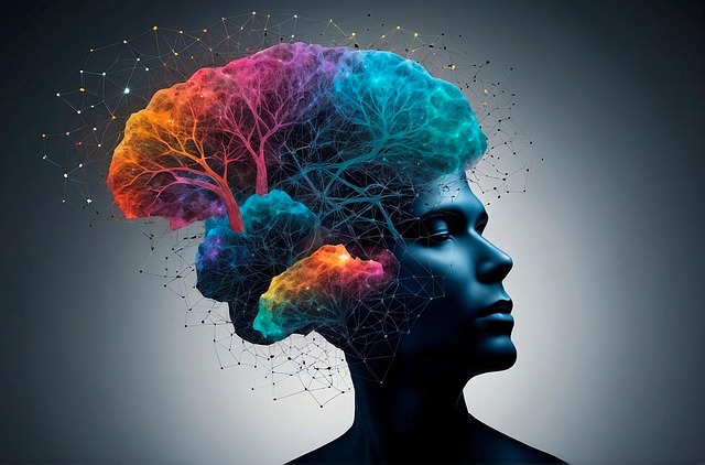 Free ai generated brain galactic illustration