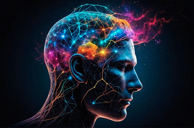 Free ai generated brain galactic illustration