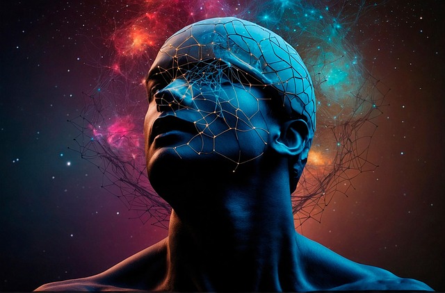 Free ai generated brain galactic illustration