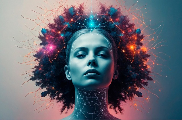 Free ai generated brain galactic illustration