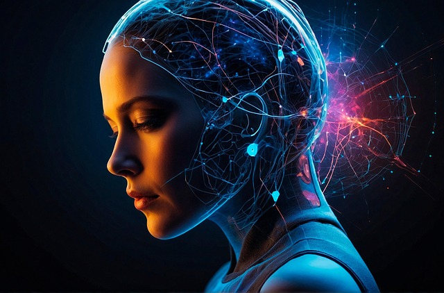 Free ai generated brain galactic illustration