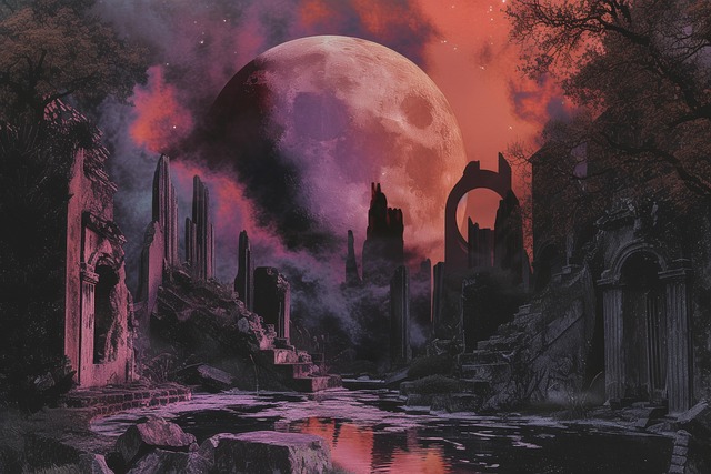 Free night spooky dark illustration