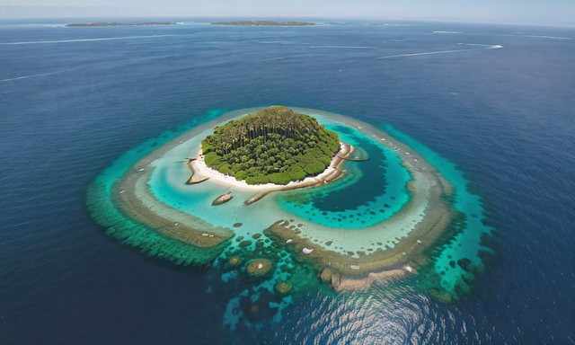 Ai Generiert, Insel, Strand, Natur, Meer