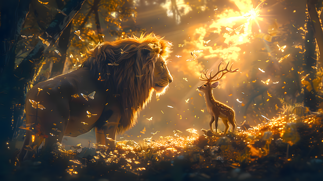 Free bambi deer nature illustration