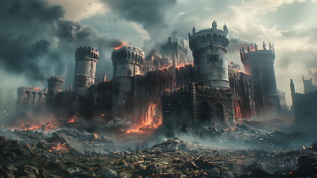 Free castle fiction world illustration