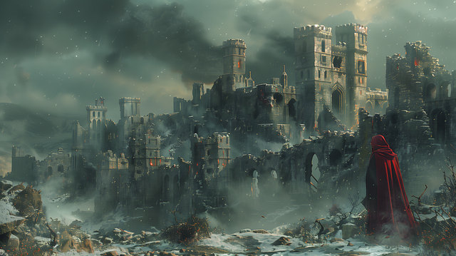 Free castle architecture medieval illustration