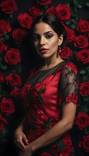 Free ai generated woman portrait illustration