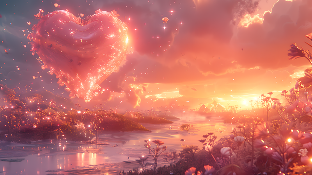 Free heart love nature illustration
