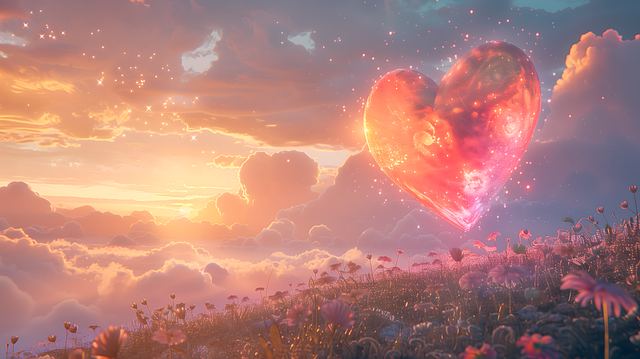 Free heart love nature illustration