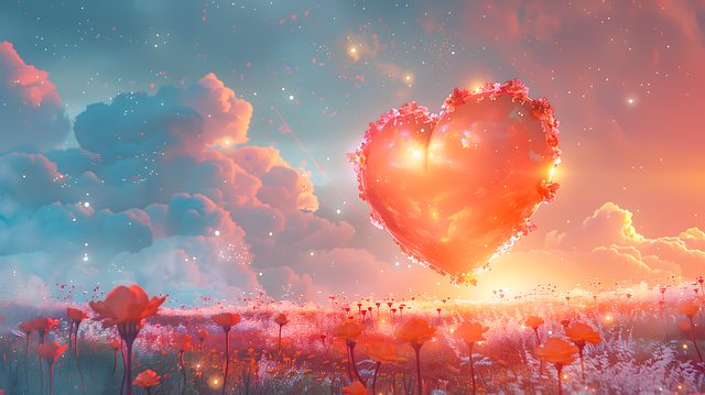 Free heart love nature illustration