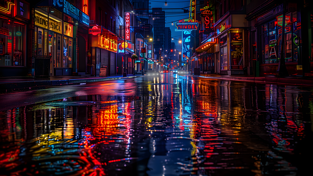 Free street city urban illustration