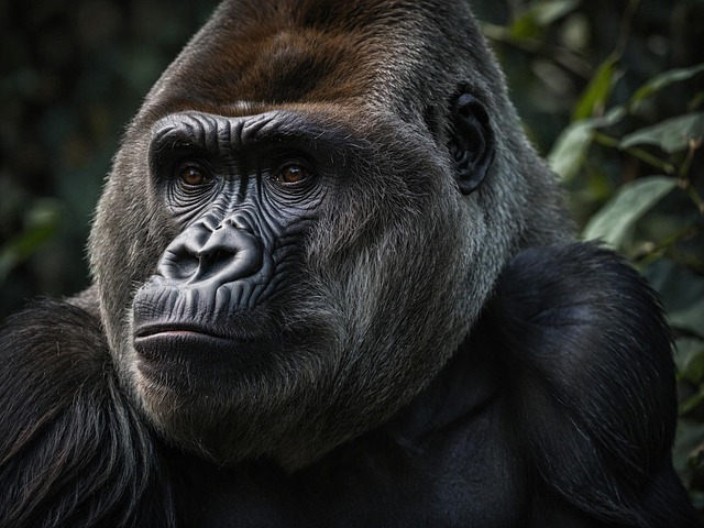 Free gorilla monkey animal illustration