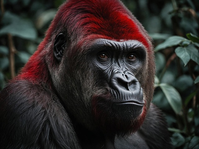 Free gorilla monkey animal illustration