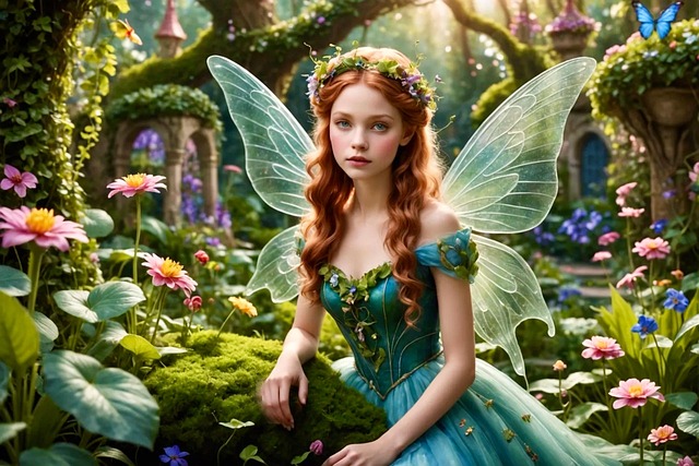 Download free HD stock image of Ai Generated Nature Free ai generated nature fairy illustration