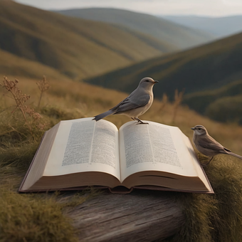 Ai Gegenereerd, Boek, Vogels, Lezen