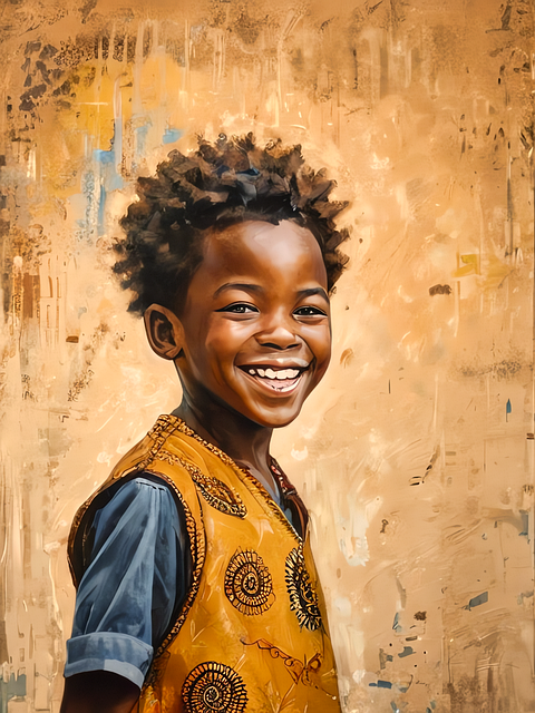 Free portrait face child illustration