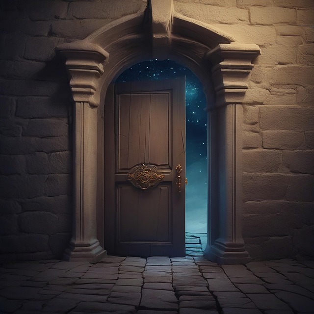 Free Fantasy Door illustration and picture