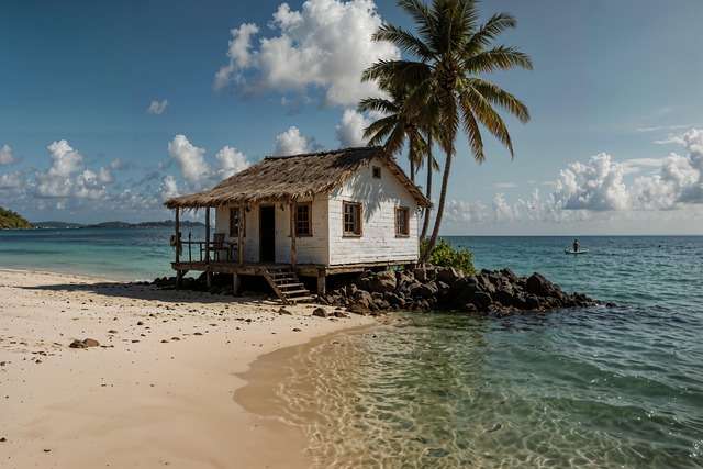 Free ai generated hut house illustration