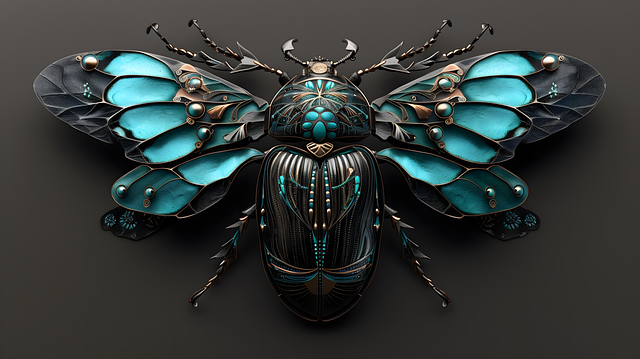 Free beetle insect nature illustration