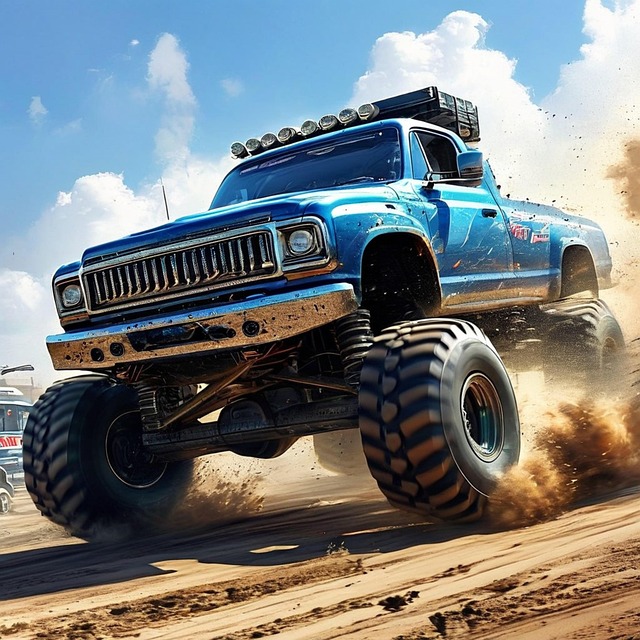 Free ai generated monster truck truck illustration