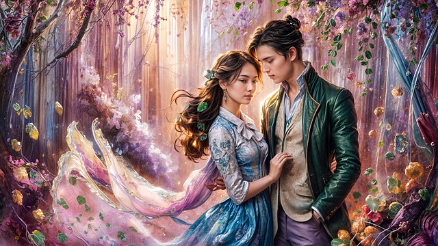 Free asian couple beautiful couple romantic couple illustration