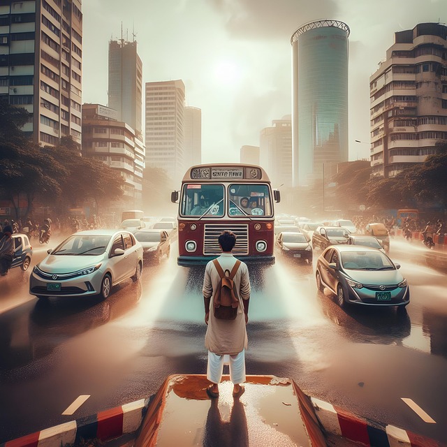 Free Ai Generated City illustration and picture