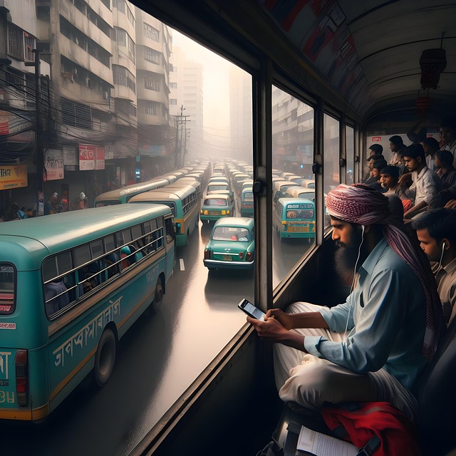 Free ai generated city street illustration