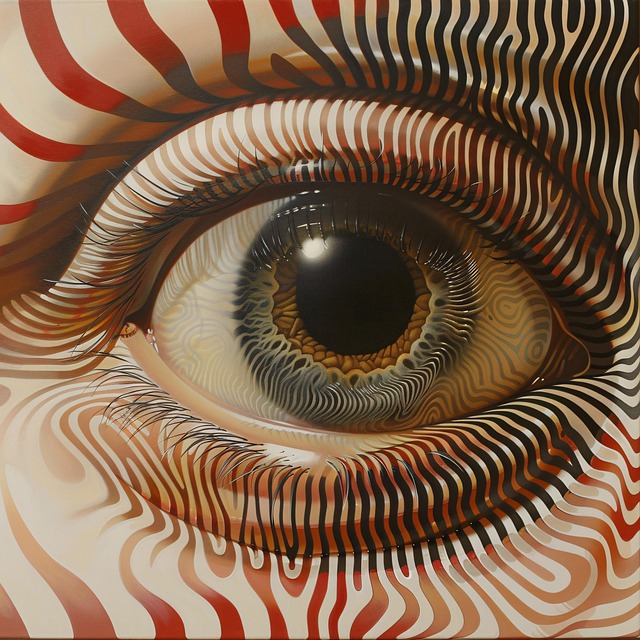 Free optical illusion 3d illustration