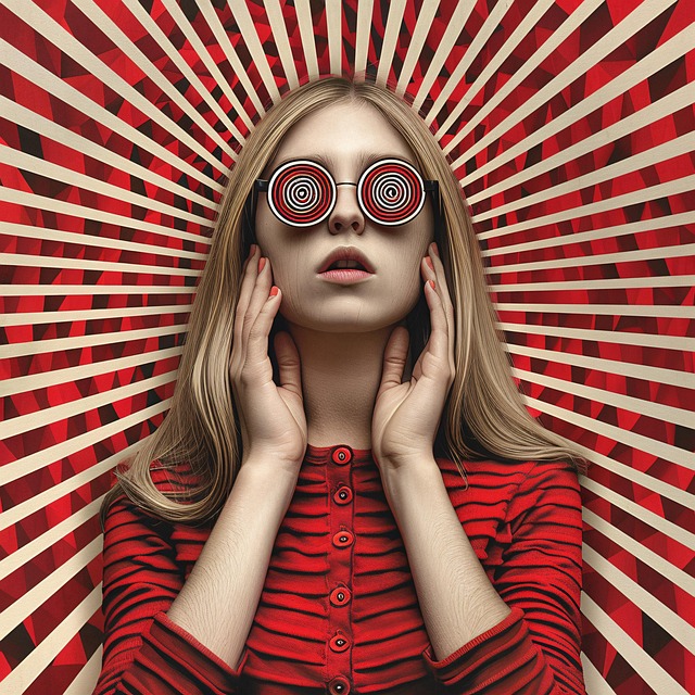 Free optical illusion 3d illustration