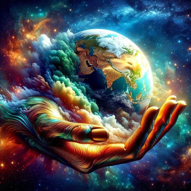 Free ai generated earth globe illustration