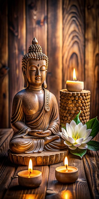 Free buddha prayer statuette illustration