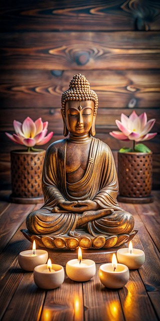 Free buddha prayer statuette illustration