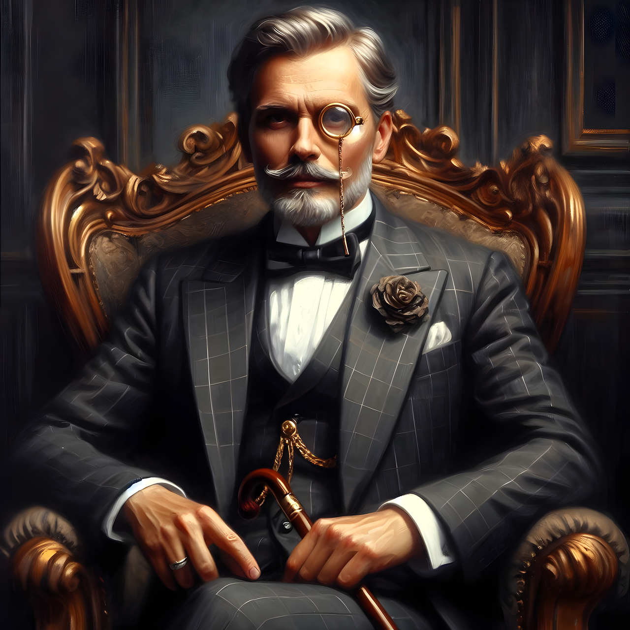 Download free HD stock image of Ai Generated Man Free ai generated man aristocrat illustration
