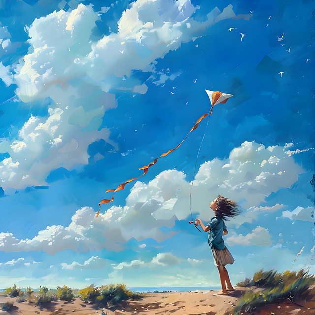 Free dragon nature sky illustration