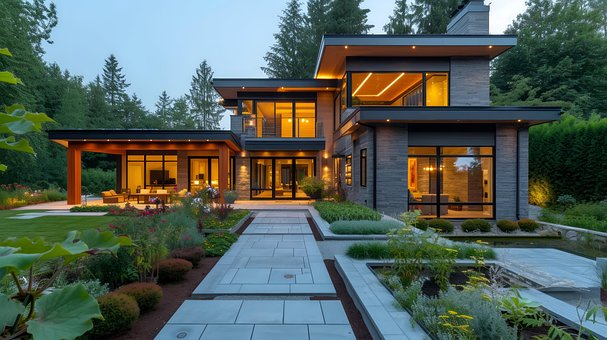Free Farm House Beautiful House illustration and picture