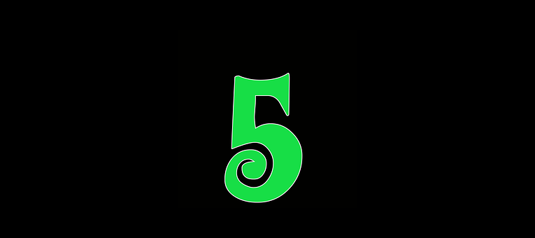 Free Five Green Screen illustration and picture