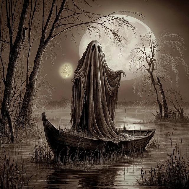 Free ghost nature specter illustration