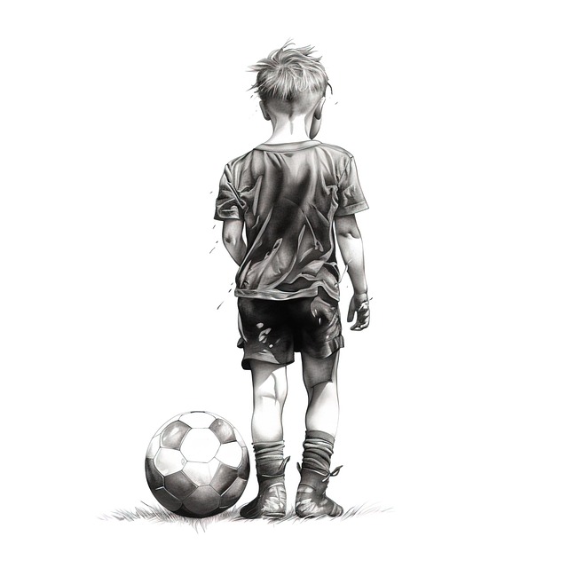 Free ai generated kid sport illustration