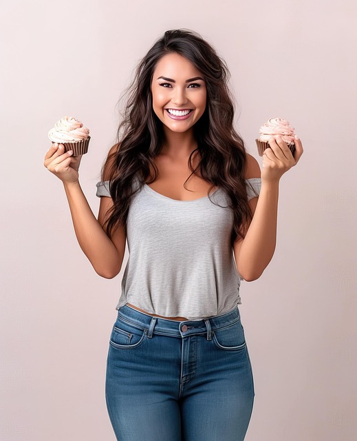 Free woman seller candy store illustration