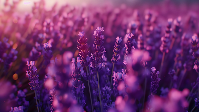 Free lavender lavender field flowers illustration